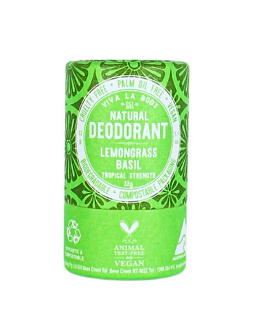 Natural Deodorant Lemongrass & Basil 80g