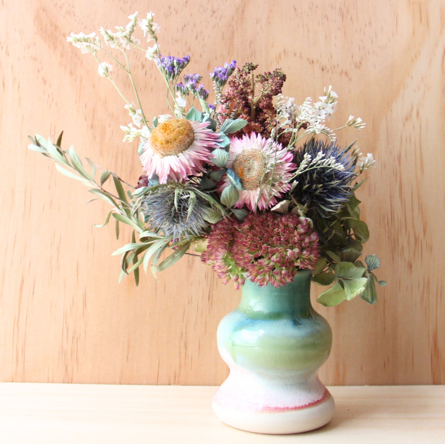 Dried Flower Bouquet in Vase