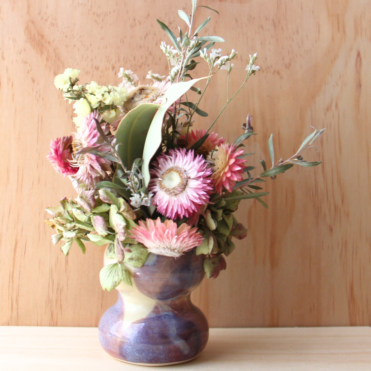 Dried Flower Bouquet in Vase