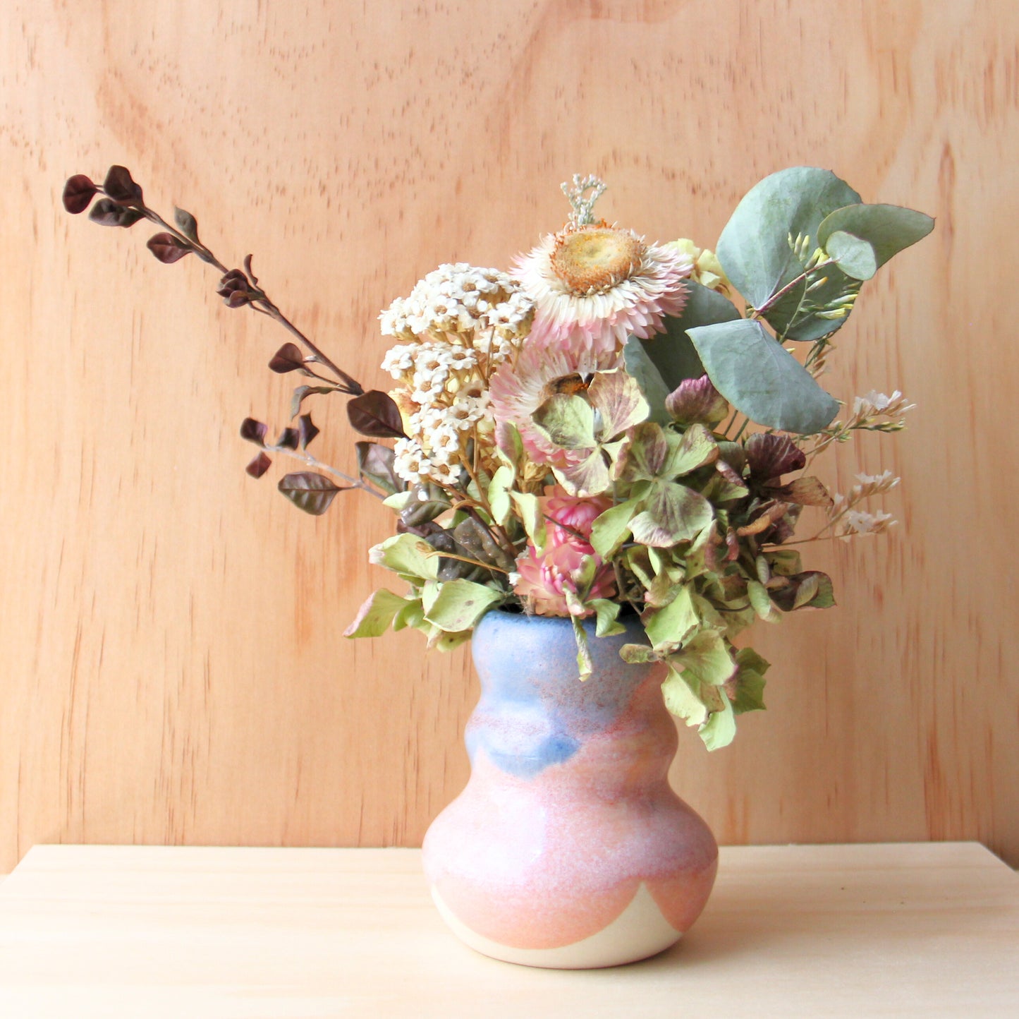 Dried Flower Bouquet in Vase