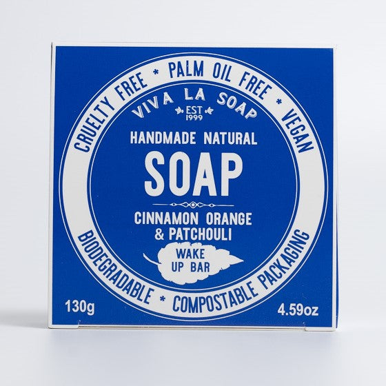 WAKE UP BAR Cinnamon Orange & Patchouli Soap Bar