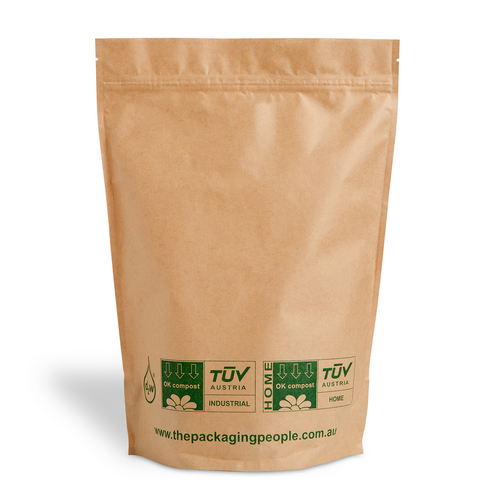 Coffee Pouch - Re-sealable Eco Stand Up 1 Kg