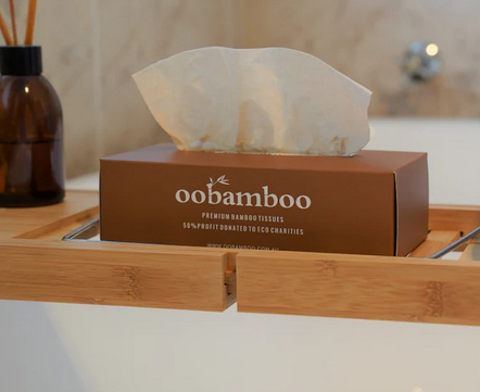 Unbleached Bamboo Tissues Box