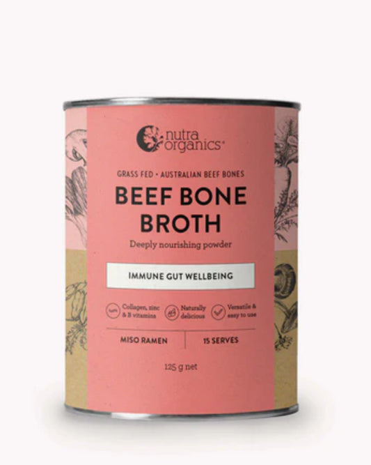 NutraOrganics Miso Beef Broth 125g
