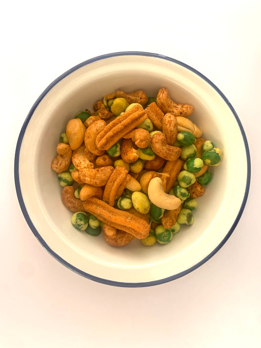 Spicy Mixed Nuts and Snacks Mix 100g