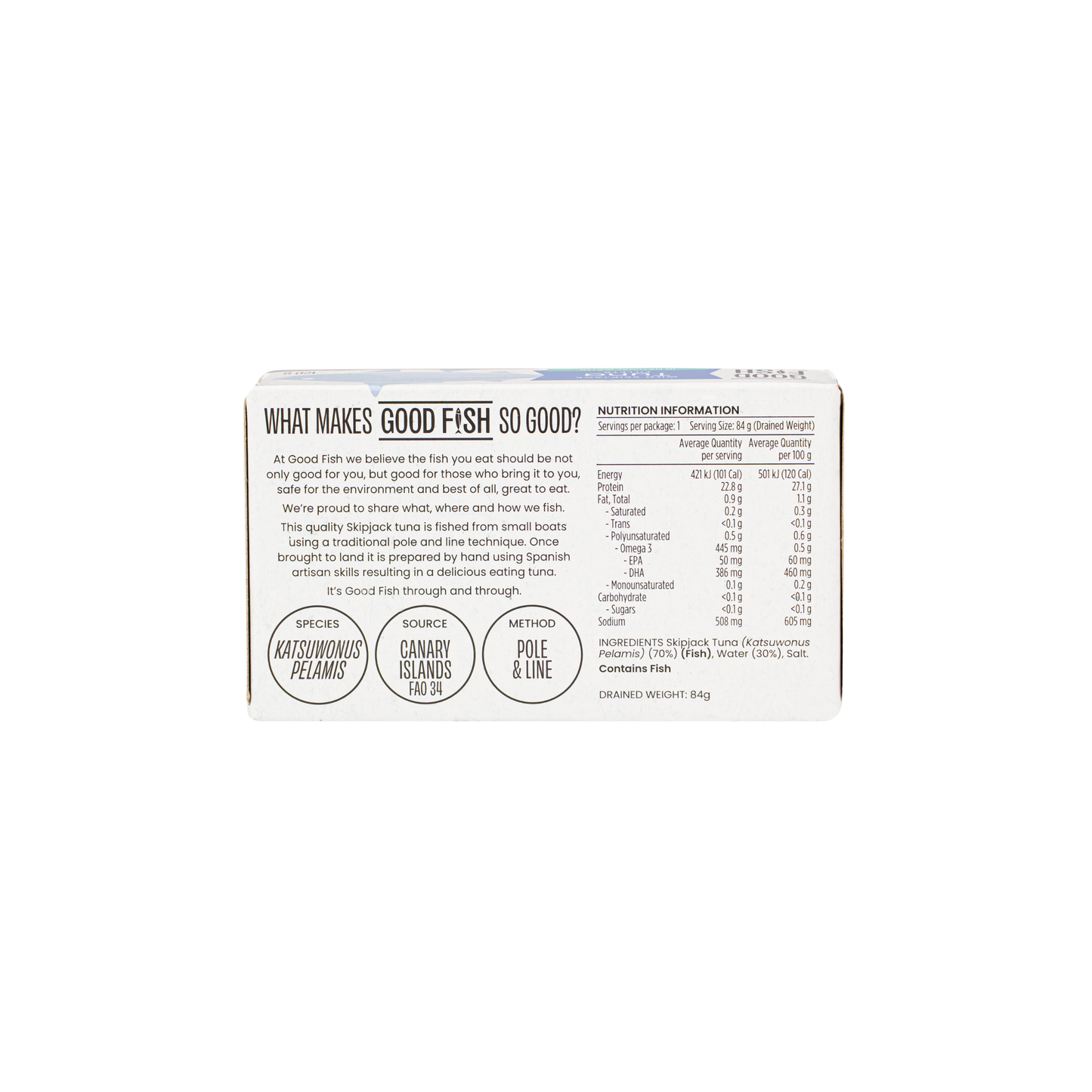 Tuna in Brine Good Fish 120g Tin