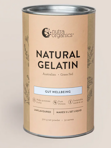 Natural Gelatin Powder Nutra Organics 500g