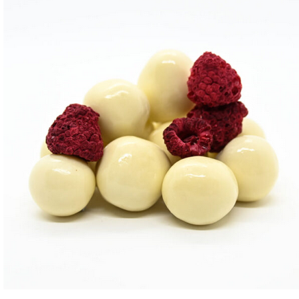 White Chocolate Freeze Dried Raspberries 100g