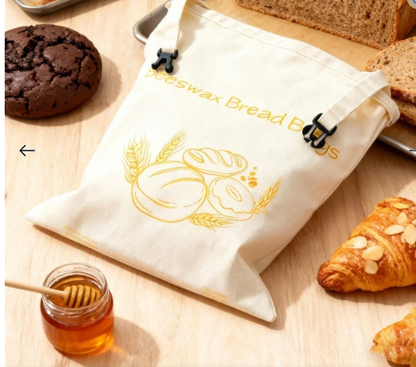 Beeswax Cotton Reuseable Bread Bag