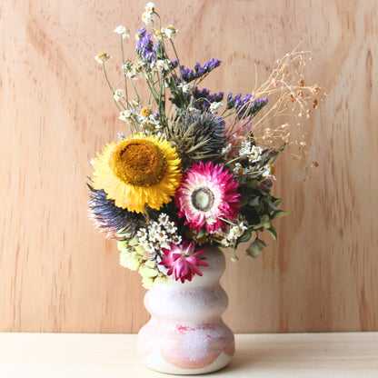 Dried Flower Bouquet in Vase