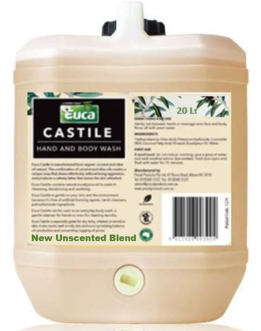 Unscented Castile Organic Liquid Soap