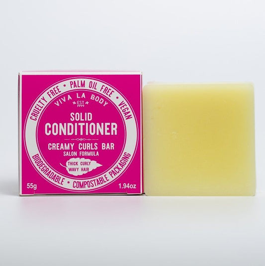 Creamy Curls Solid Conditioner - for thick , curly and frizzy hair