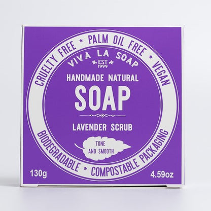 TONE & SMOOTH Lavender Scrub Soap Bar