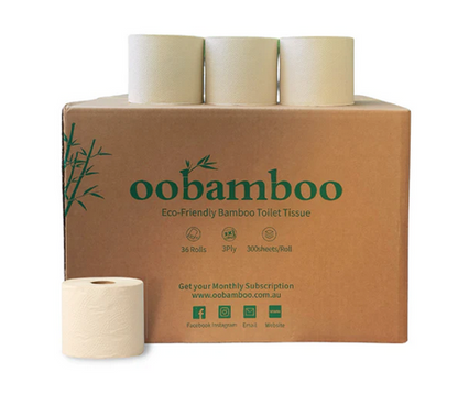 Bamboo Unbleached Toilet Roll