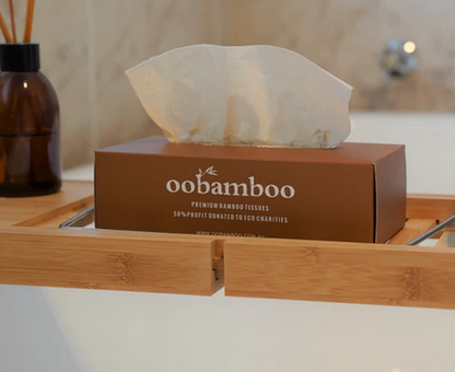 Unbleached Bamboo Tissues Box