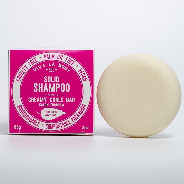 Creamy Curls  Salon Formula Solid Shampoo - for thick, curly and frizzy hair